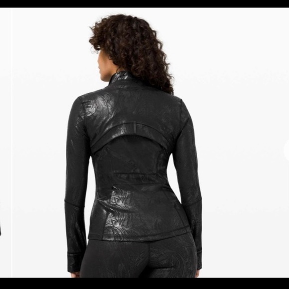 NWT Lululemon Define Shine Jacket Acclimatize Black Foil Special Edition Size 4 - Picture 4 of 16
